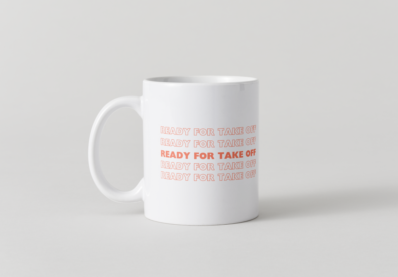 Ready for Take Off mug — Your daily departure